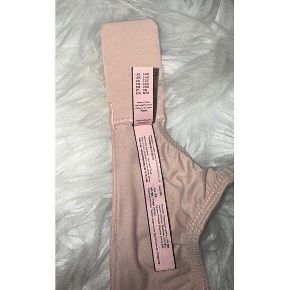 Dobreva Everyday Push Up Wireless Bra Padded Womens 34C Rose Beige F020B New Nwt - Picture 7 of 7